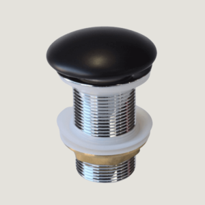 Basin Accessories: 'Pop Up Wastes Matte  Black'