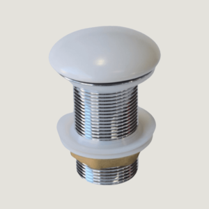 Basin Accessories: 'Pop Up Wastes Matte  White'