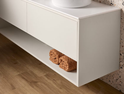 Boston Vanity custom bathroom cabinet for storage