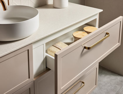 Harmony Grand Vanity custom vanity with basin