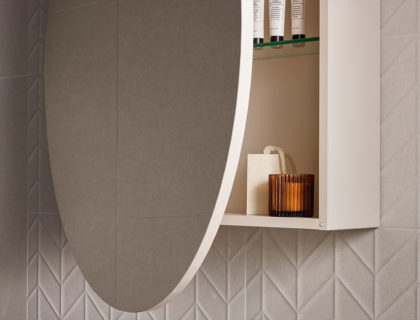 Luna Mirrored Cabinet designer mirrored cabinet