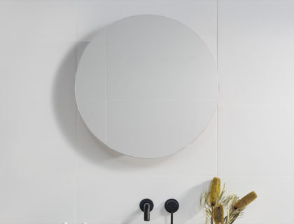 Luna Mirrored Cabinet custom made bathroom cabinet