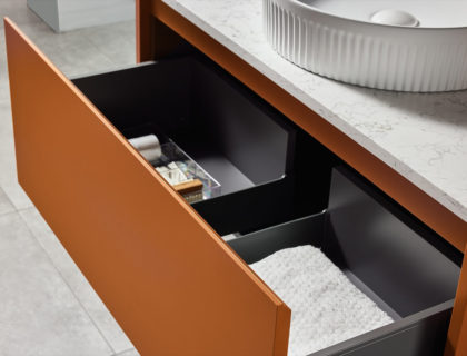 Mako Vanity custom vanity with basin