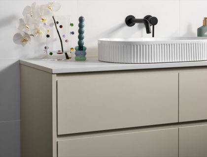 Mako Grand Vanity custom bathroom cabinet for storage