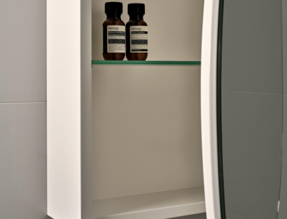 Flow Mirrored Cabinet designer mirrored cabinet