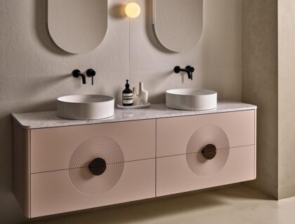 Eclipse Vanity custom bathroom cabinet for storage