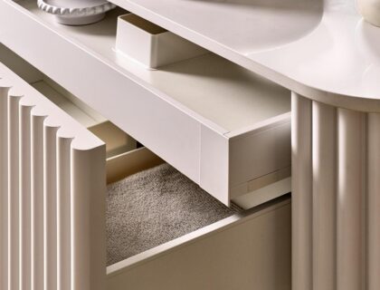 Stadium Vanity custom vanity with basin